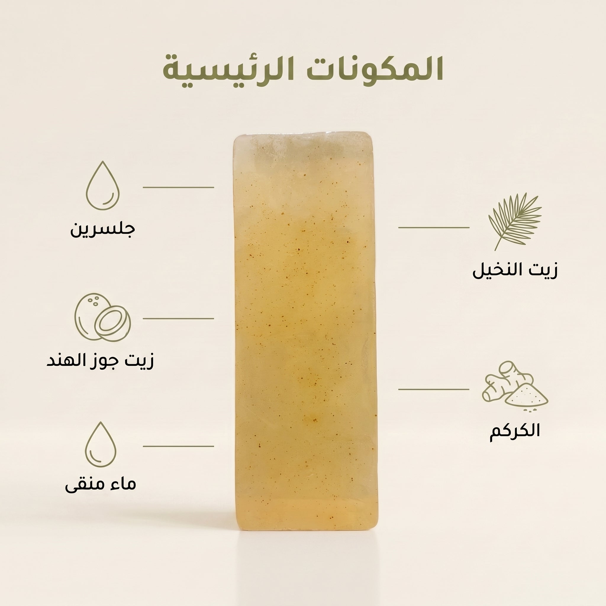 صابون جلسرين الكركم صورة ثانوية